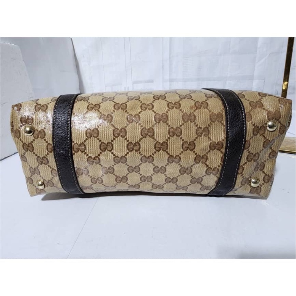 Authentic Gucci Crystal Monogram Medium Abbey Tot… - image 7